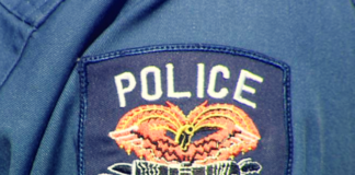 PNG police badge