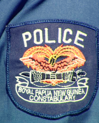 PNG police badge