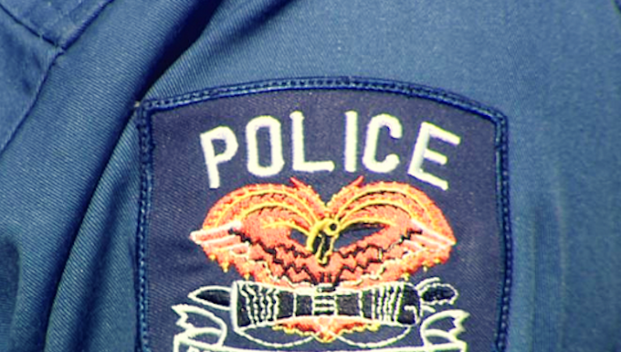 PNG police badge