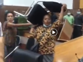 Timor Parliament clash