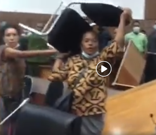 Timor Parliament clash