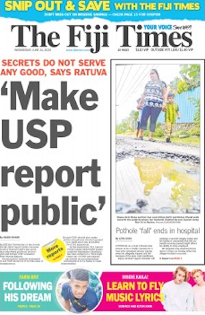 Make ‘secret’ BDO report and USP inquiries public, says Ratuva | Asia ...