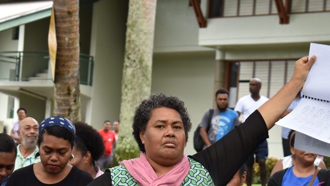 USP student and staff protest