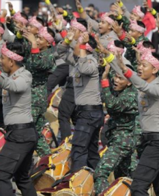 Indonesian police 74th anniversary