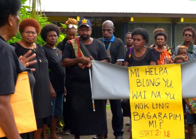 Madang GBV protest