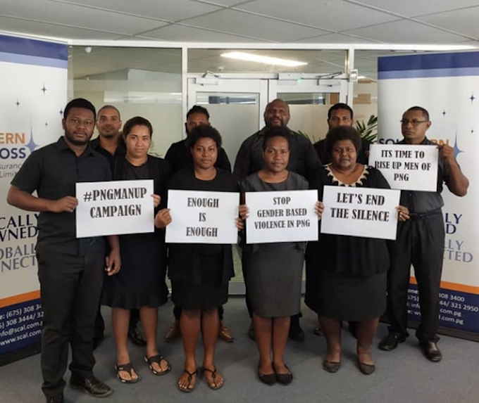 Port Moresby GBV protesters