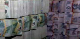 Seized PNG money