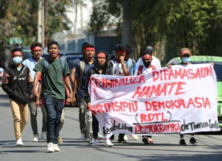 Timor-Leste protest
