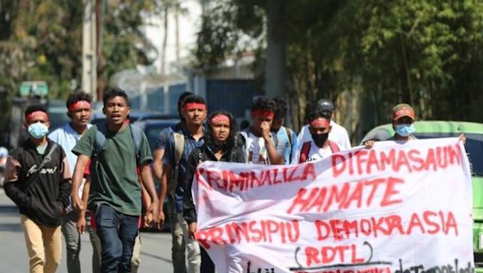 Timor-Leste protest