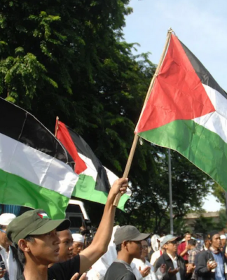 Pro-Palestine protest Jakarta