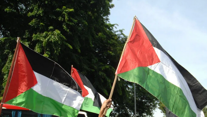 Pro-Palestine protest Jakarta