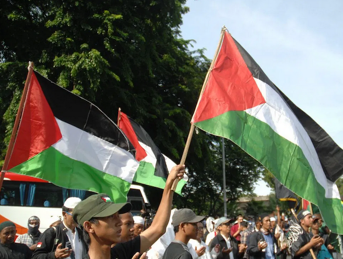 Pro-Palestine protest Jakarta
