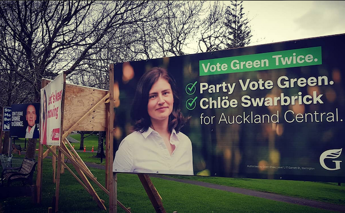 NZ election hoardings