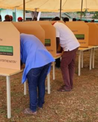 Former BRA commander again leading in Bougainville presidential contest