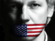 Julian Assange USflag