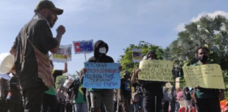Papuan student protest