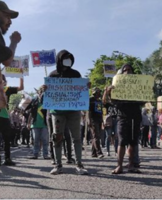 Papuan student protest