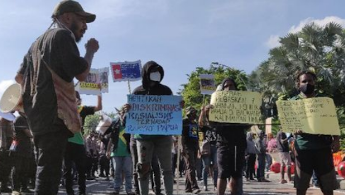 Papuan student protest
