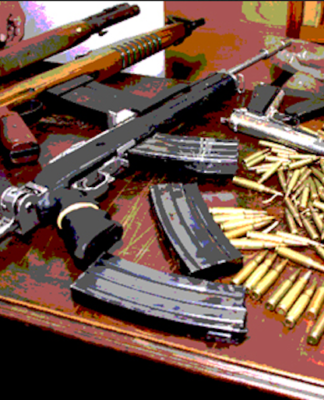 Smuggled PNG weapons