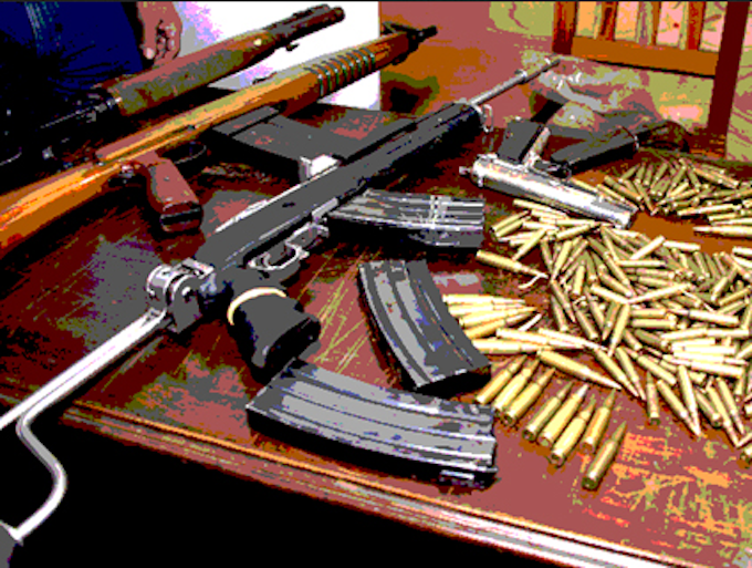 Smuggled PNG weapons