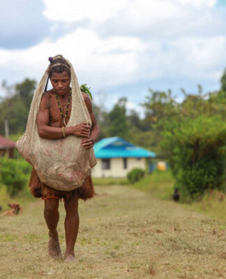 Asmat fisherman