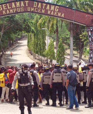 Cenderawasih University protest