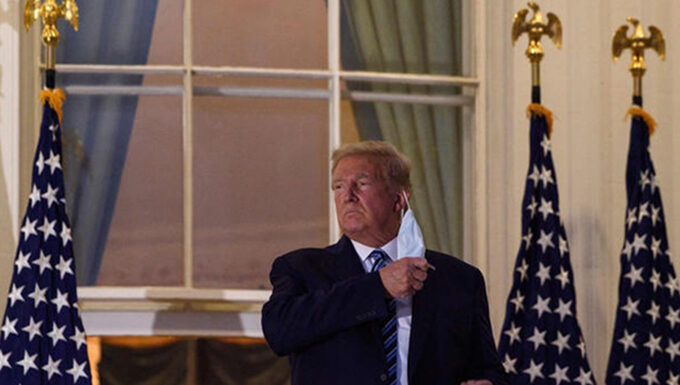 Bryan Bruce: On trolls, haters, conspiracy theorists and health stupidity President Trump removes mask