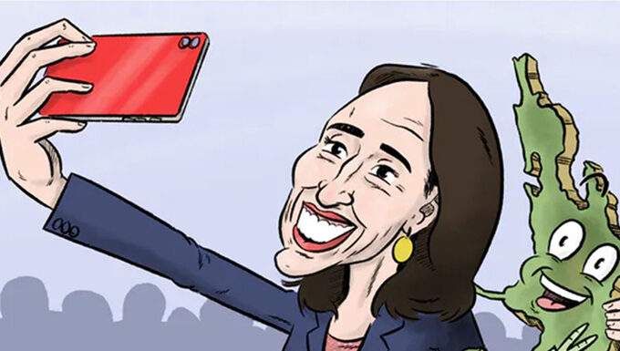 Jacinda Ardern cartoon