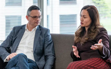 James Shaw and Marama Davidson