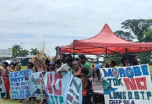 Wafi-Golpu tailings protest
