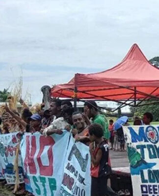 Wafi-Golpu tailings protest