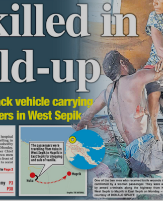 West Sepik attack 071020