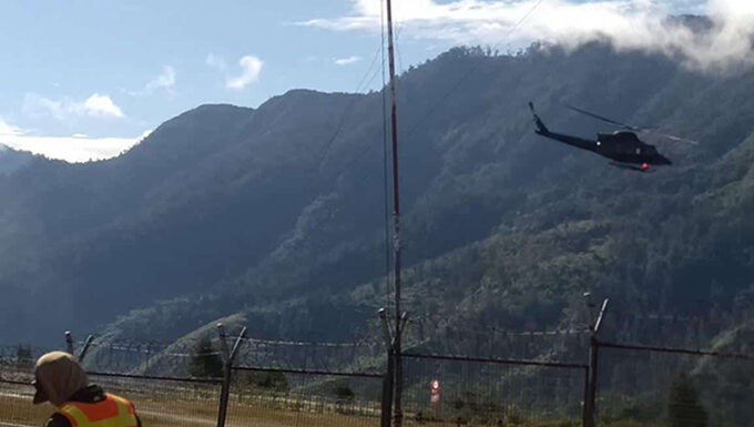 TNI helicopter