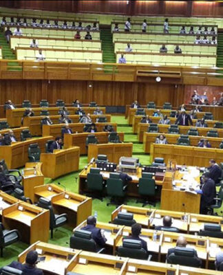 PNG Parliament chamber