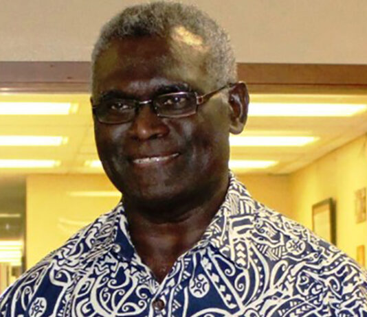 Prime Minister Manasseh Sogavare