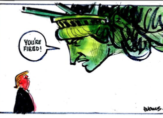 Malcolm Evans cartoon