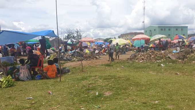 Kerema open air market