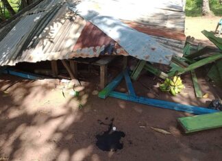Vandalised KNPB secretariat