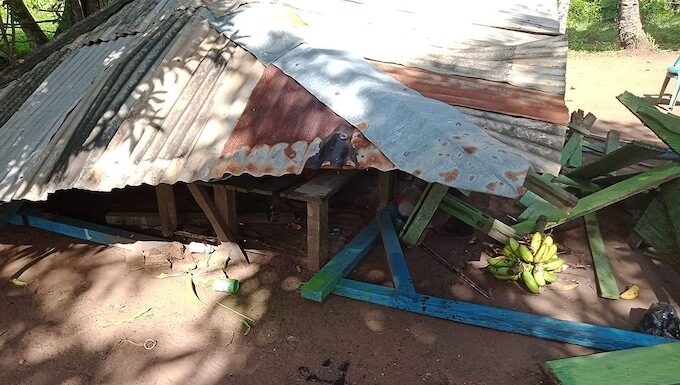 Vandalised KNPB secretariat