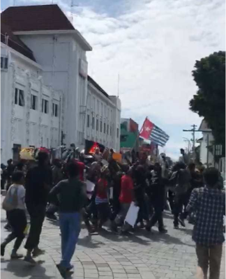 Papuan flag day protests in Yogya, Jakarta reject ‘special autonomy’ WP flag-raising Jakarta