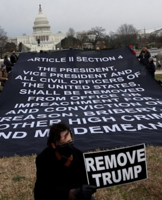 Remove Trump banner