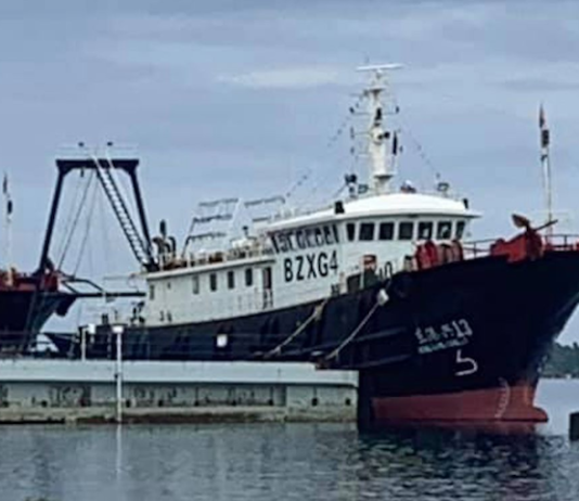 Arrested Chinese ships