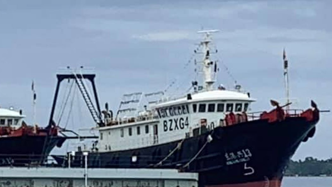 Arrested Chinese ships