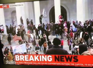 Breaking news - Capitol stormed