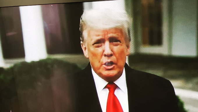 Donald Trump's 'go home' plea