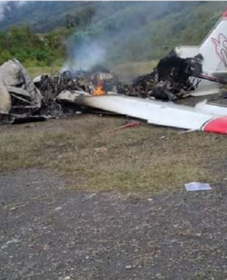 Confusion reigns over real reasons for burning of missionary plane in Papua MAF missionary plane