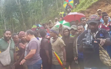 At the heart of the Goilala landslide disaster – prayers for the buried 15 Saki disaster