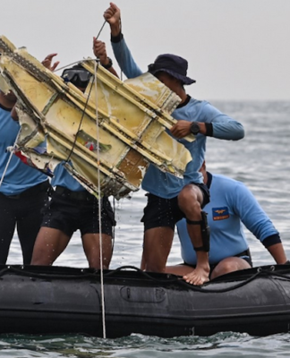 Sriwijaya Air wreckage