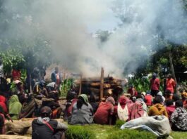 The cremation of Mispo Gwijangge