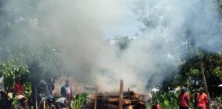 The cremation of Mispo Gwijangge